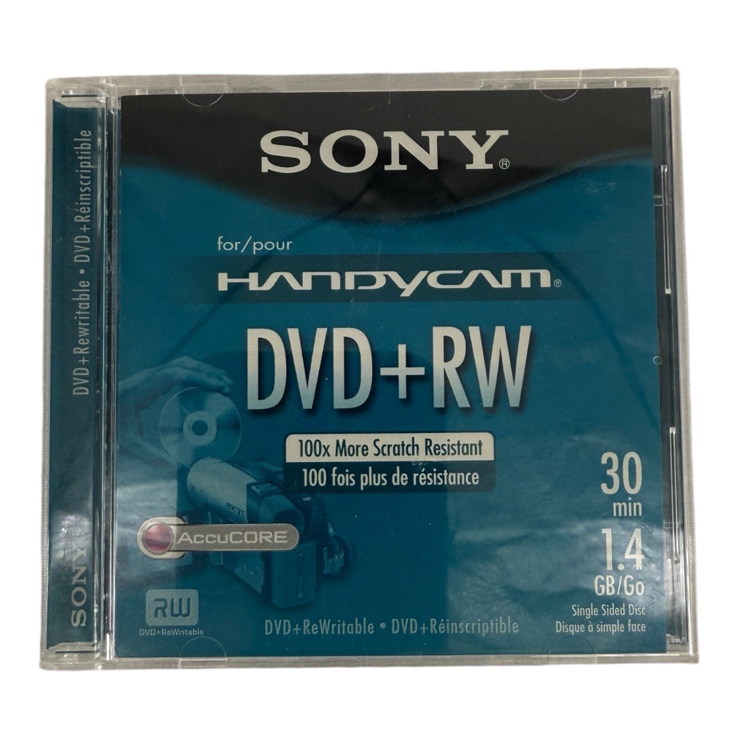 Sony Handycam DVD+RW Recording Disk 30 Minutes 1.4 GB NEW