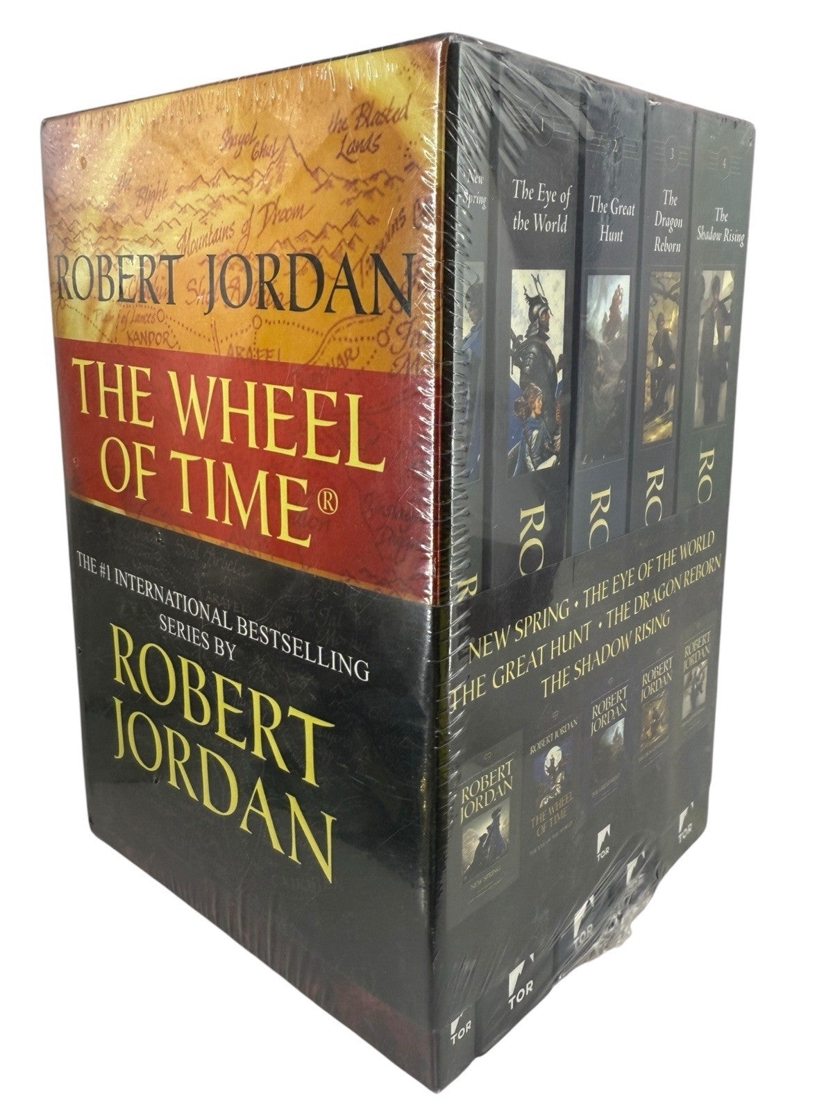 Robert Jordan The Wheel of Time 5-Book Boxed Set Fantasy Novels NEW Sealed