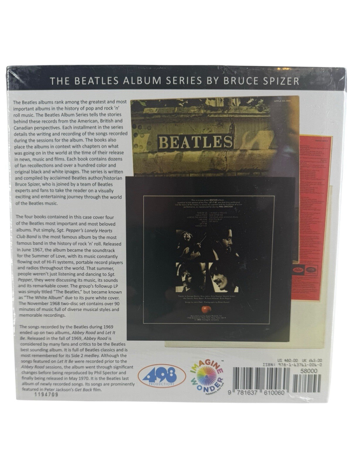 SEALED Beatles Album Series 4 Pack Boxed Set by Bruce Spizer Brand NEW