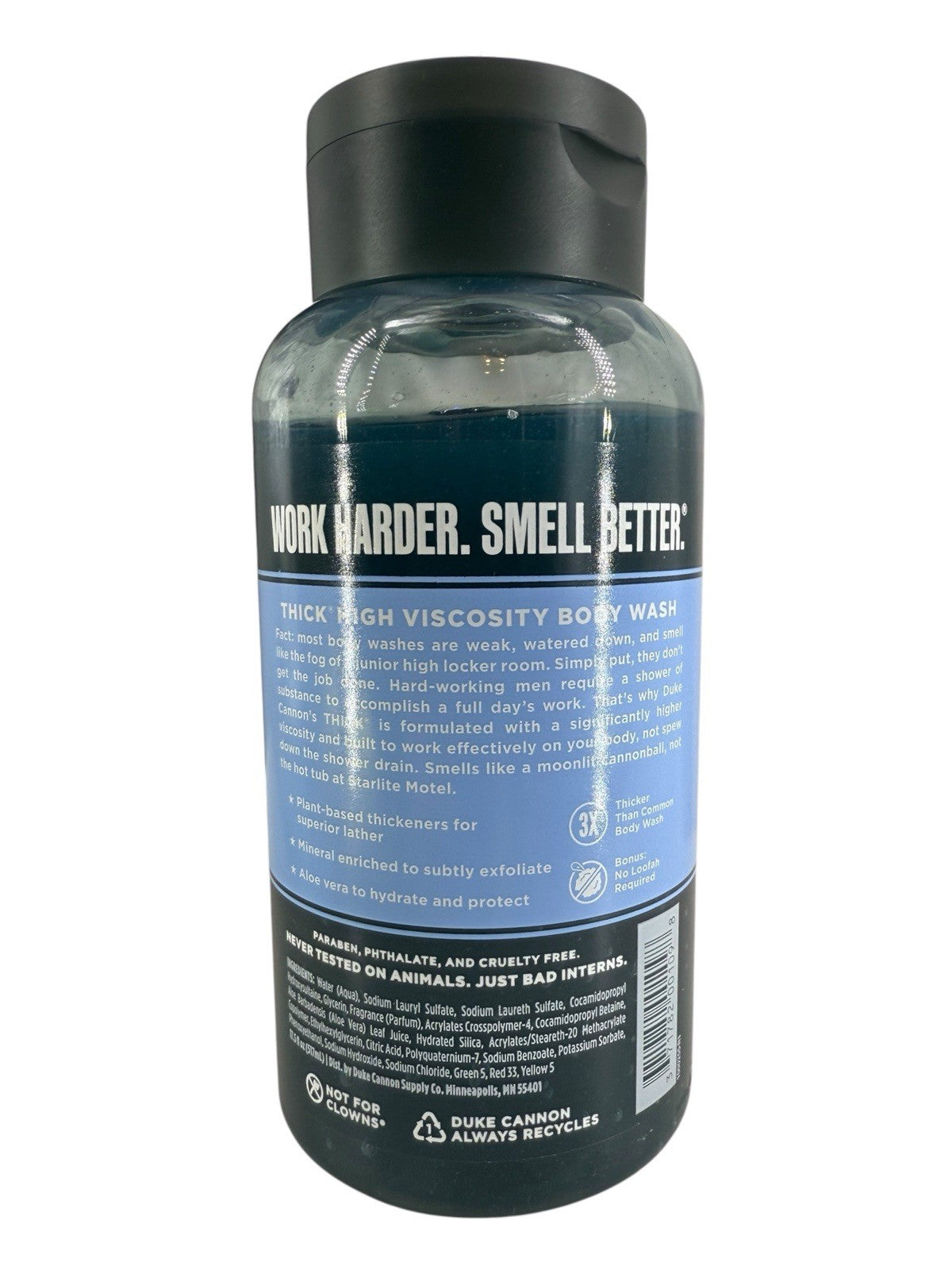 Duke Cannon 17.5 Oz. Midnight Swim Thick Body Wash - Free Shipping