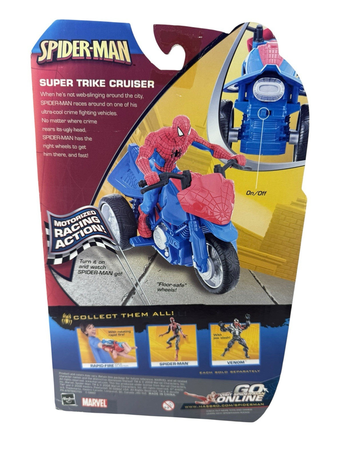 SPIDER-MAN ZOOM N GO 4X4 web Rider Super Trike Cruiser RARE RARE RARE.