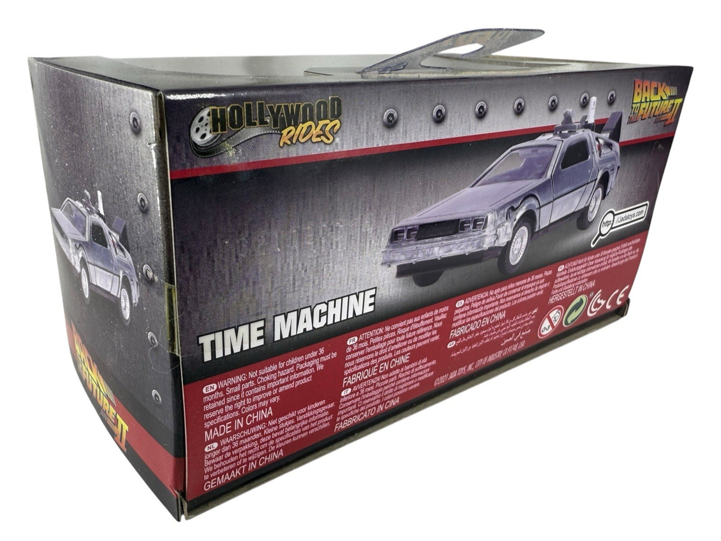 Jada Toys Back The Future II 2 Time Machine, Diecast, Scale 1:32