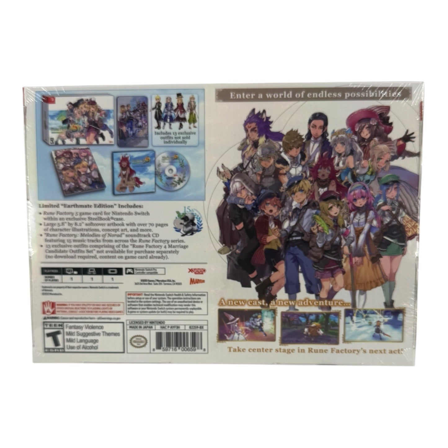 Rune Factory 5 Earthmate Edition - Nintendo Switch