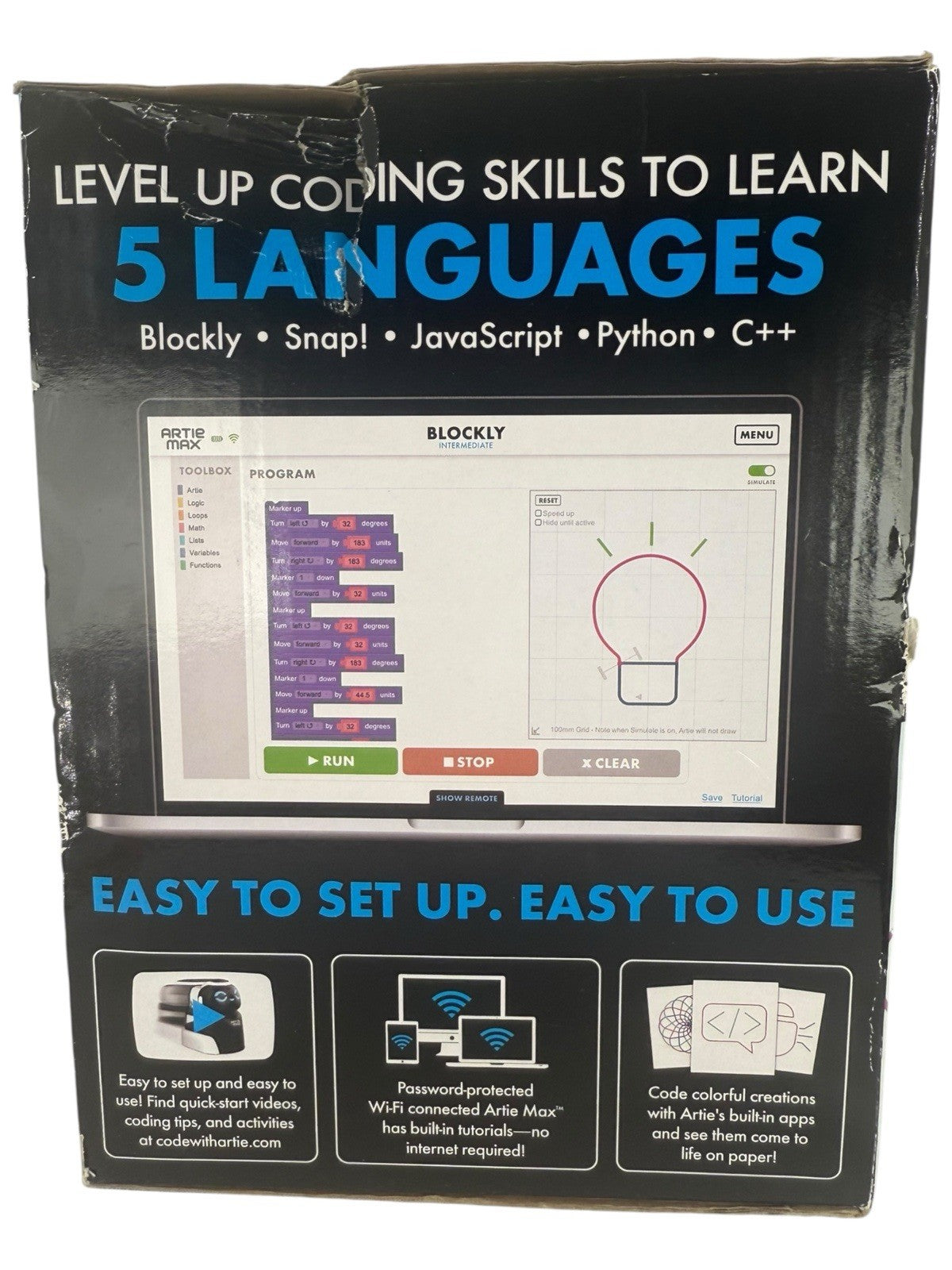 Educational Insights Artie Max The Wi-Fi Robot That Teaches Coding FREE SHIPPING