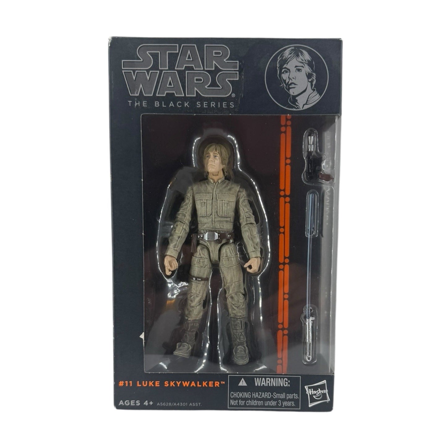 Star Wars Black Series Orange 2014 Luke Skywalker #11, Hasbro- Free Shipping