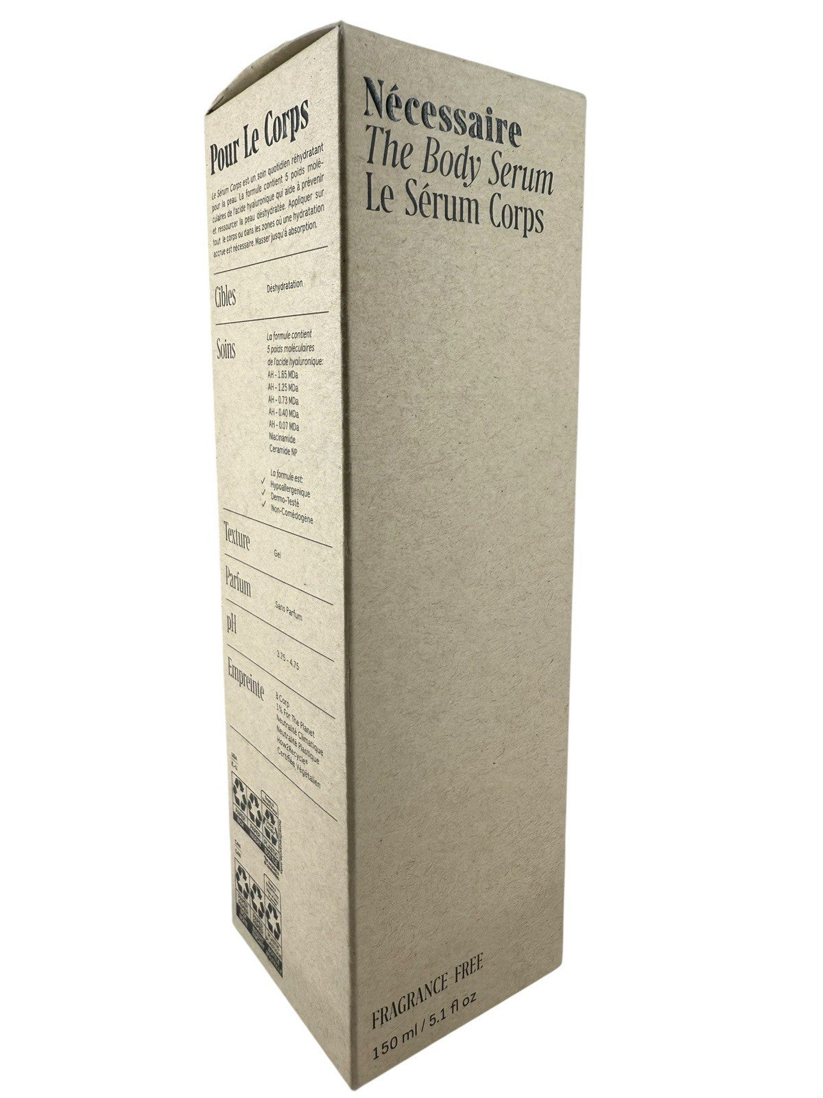 Necessaire The Body Serum Fragrance Free 150 ml 5.1 oz Full Size NIB