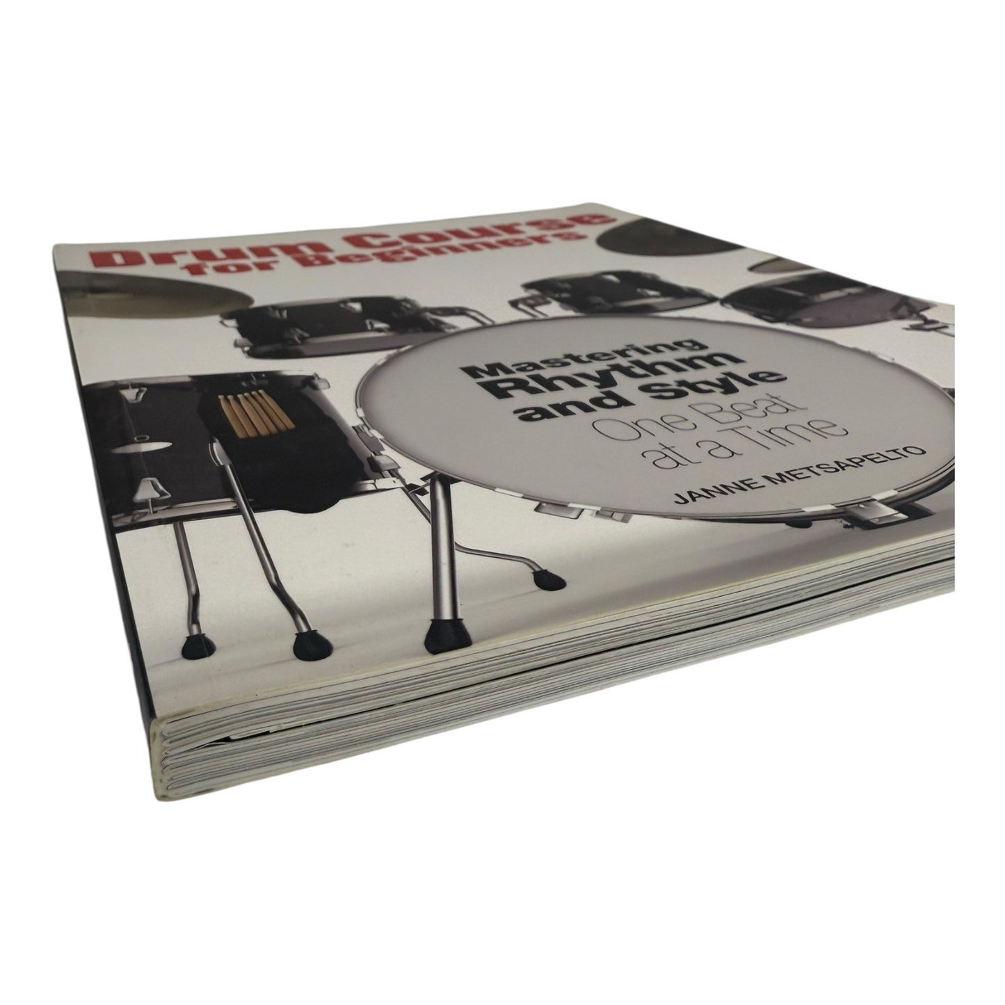 Drum Course for Beginners by Janne Metsapelto (Hardcover) Lessons - How To Play