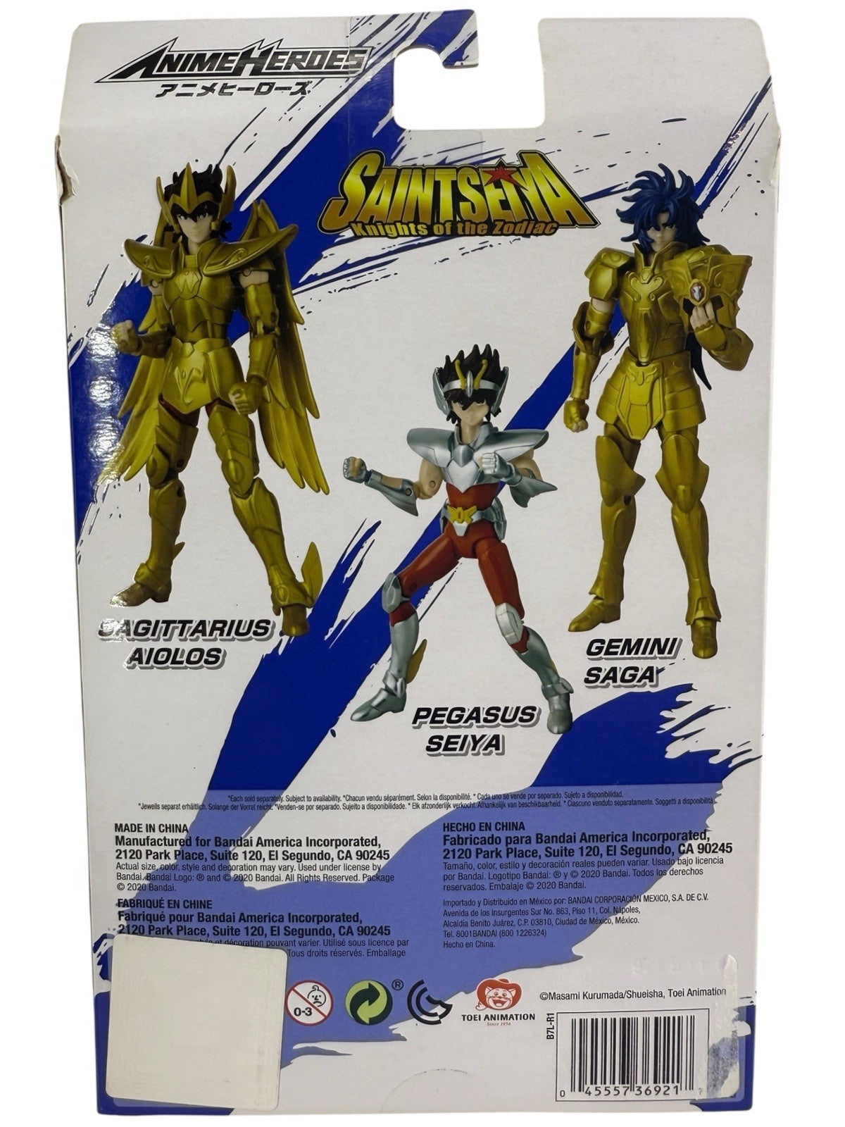 Anime Heroes (2020) Saintseiya Knights of the Zodiac PEGASUS SEIYA 6" Figure B5