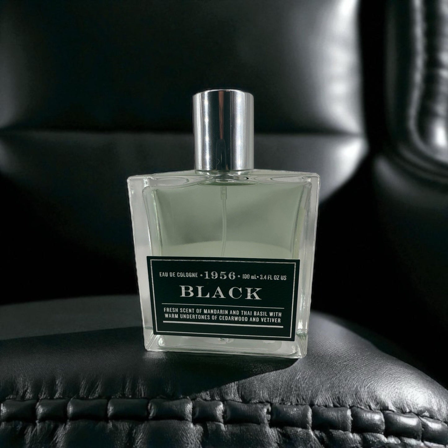 Tru Fragrance 1956 BLACK Men's Eau De Cologne 3.4 fl oz ~