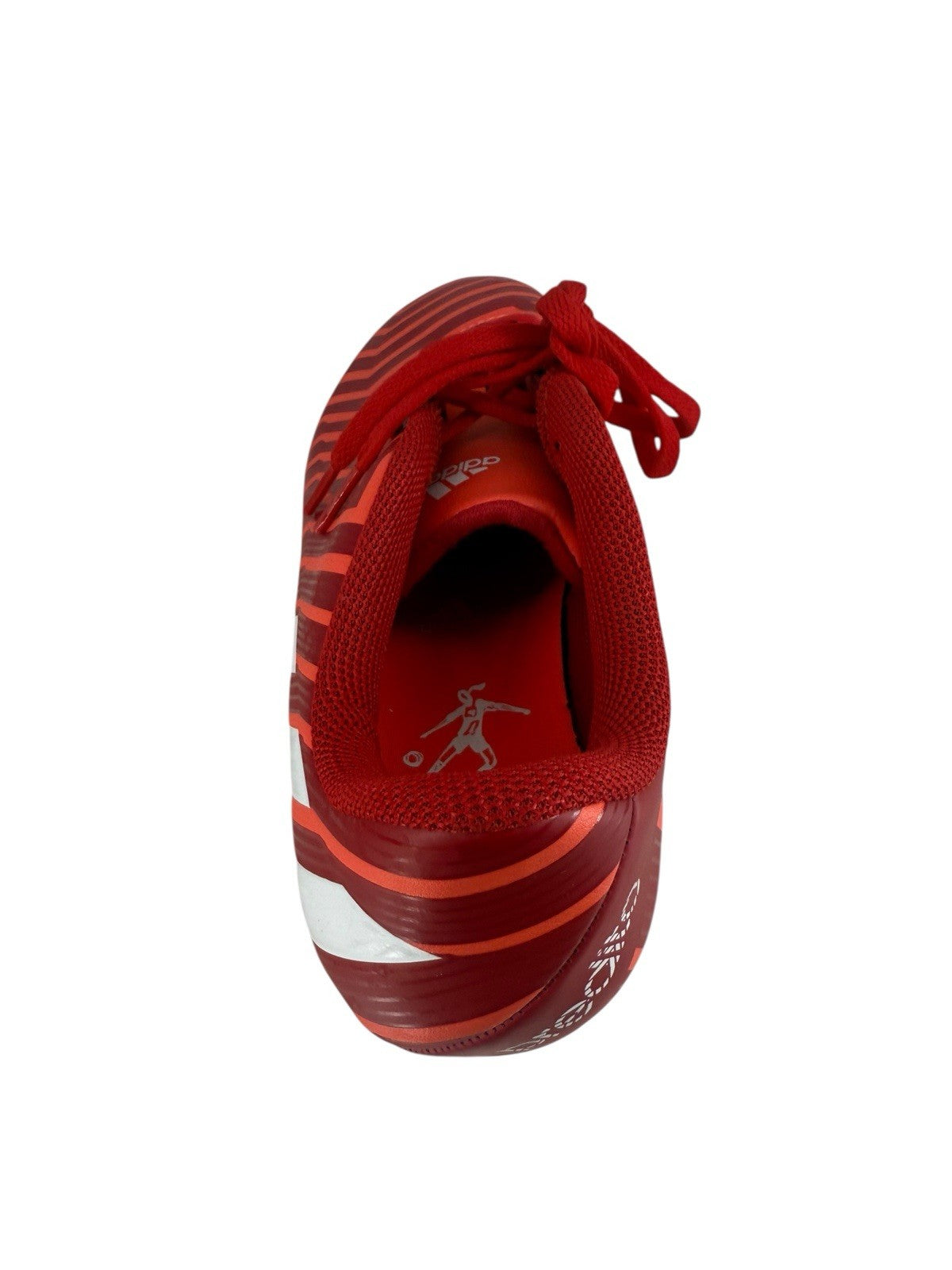 Adidas Soccer Cleats Size 7 1/2 Predito FxG Girls Women Red/White/Soft Pink 7.5