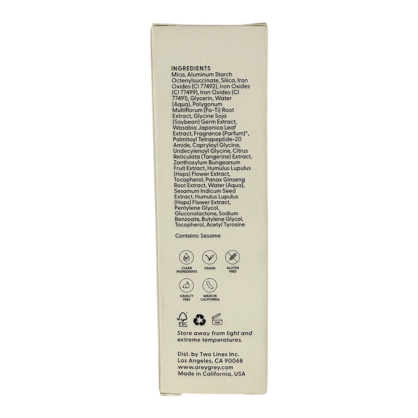 Arey Wait A Sec A Powder Dry Shampoo for Scalp & Hair 0.53 oz / 15g
