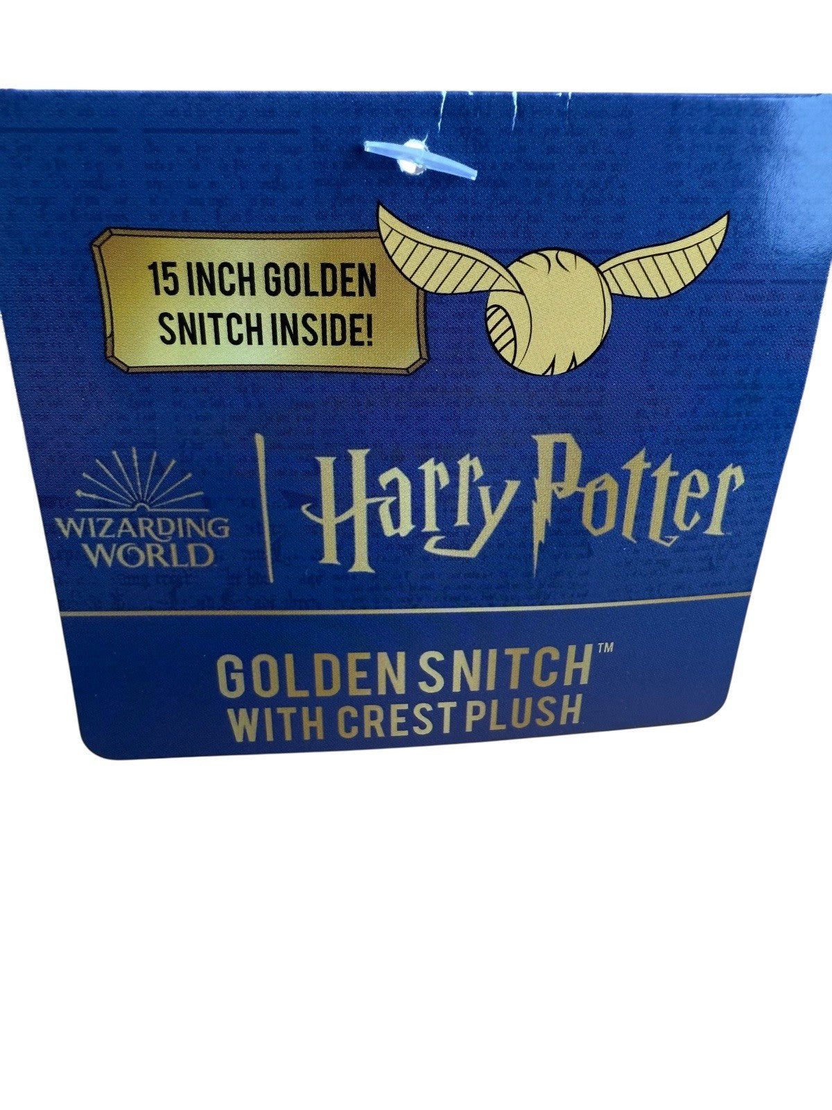 Harry Potter Noble Golden Snitch w/ Crest Pillow 15” - Super Fast Free Shipping