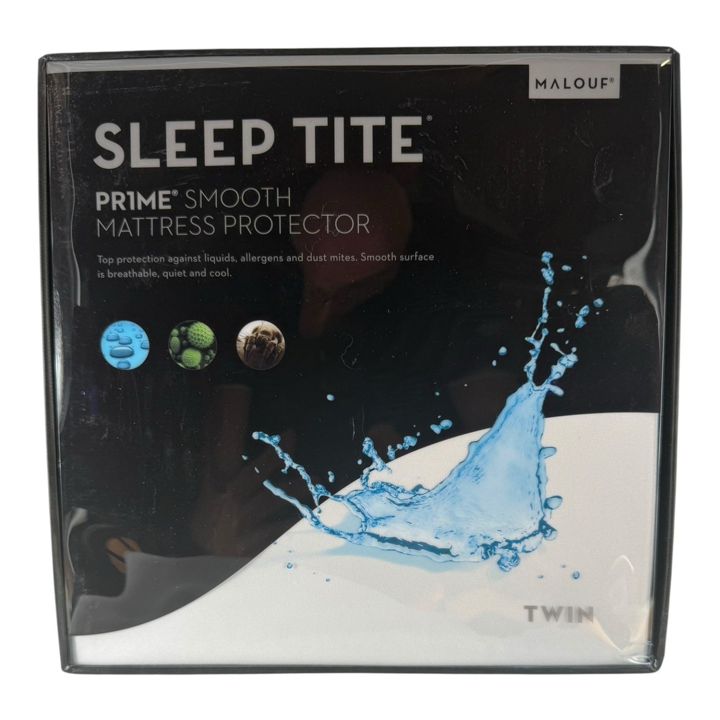 High Quality Malouf Twin Size Water Proof Mattress Protector - Free Shipping