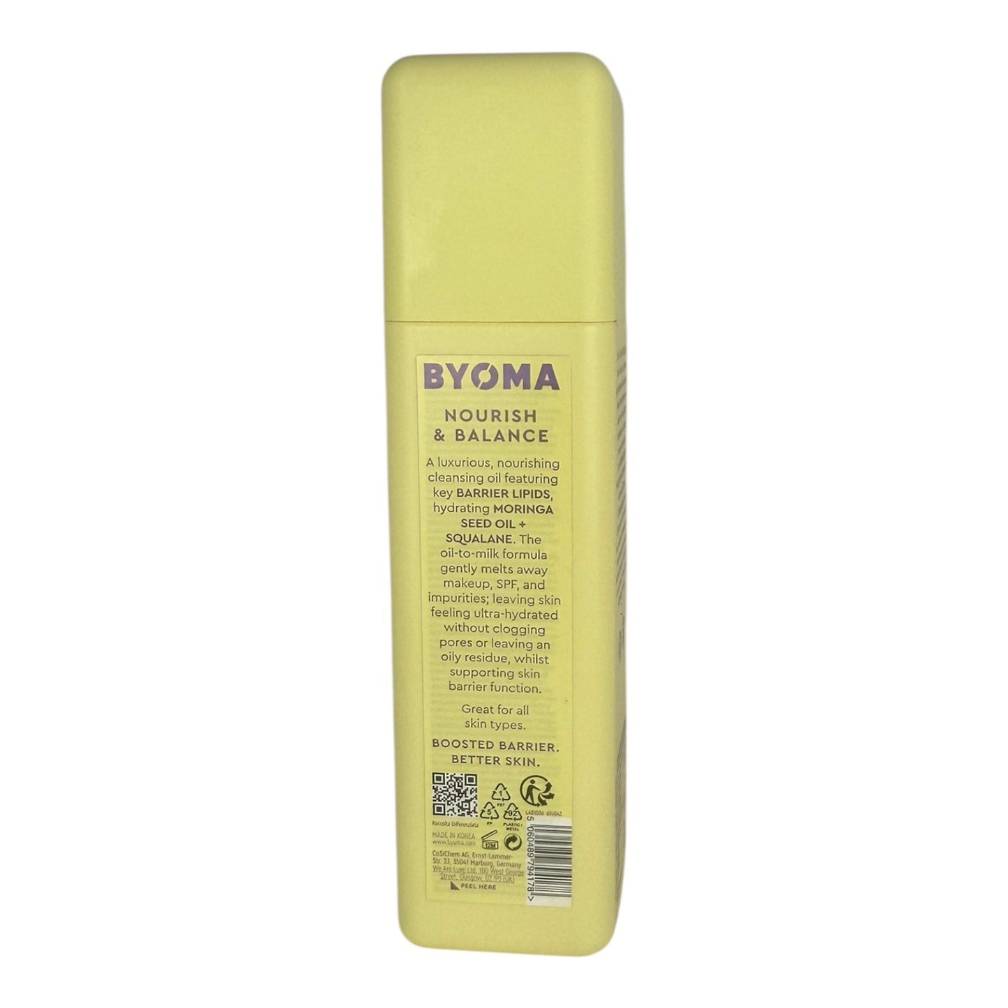 BYOMA Milky Oil Cleanser Boosted Barrier Better Skin - 3.38 fl oz EXP 01/26