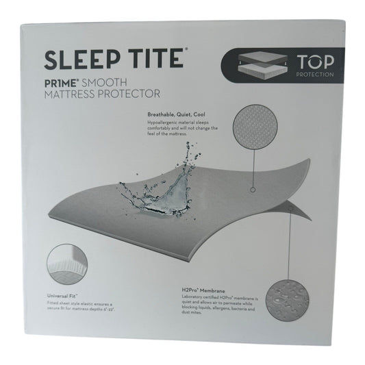 High Quality Malouf Twin Size Water Proof Mattress Protector - Free Shipping