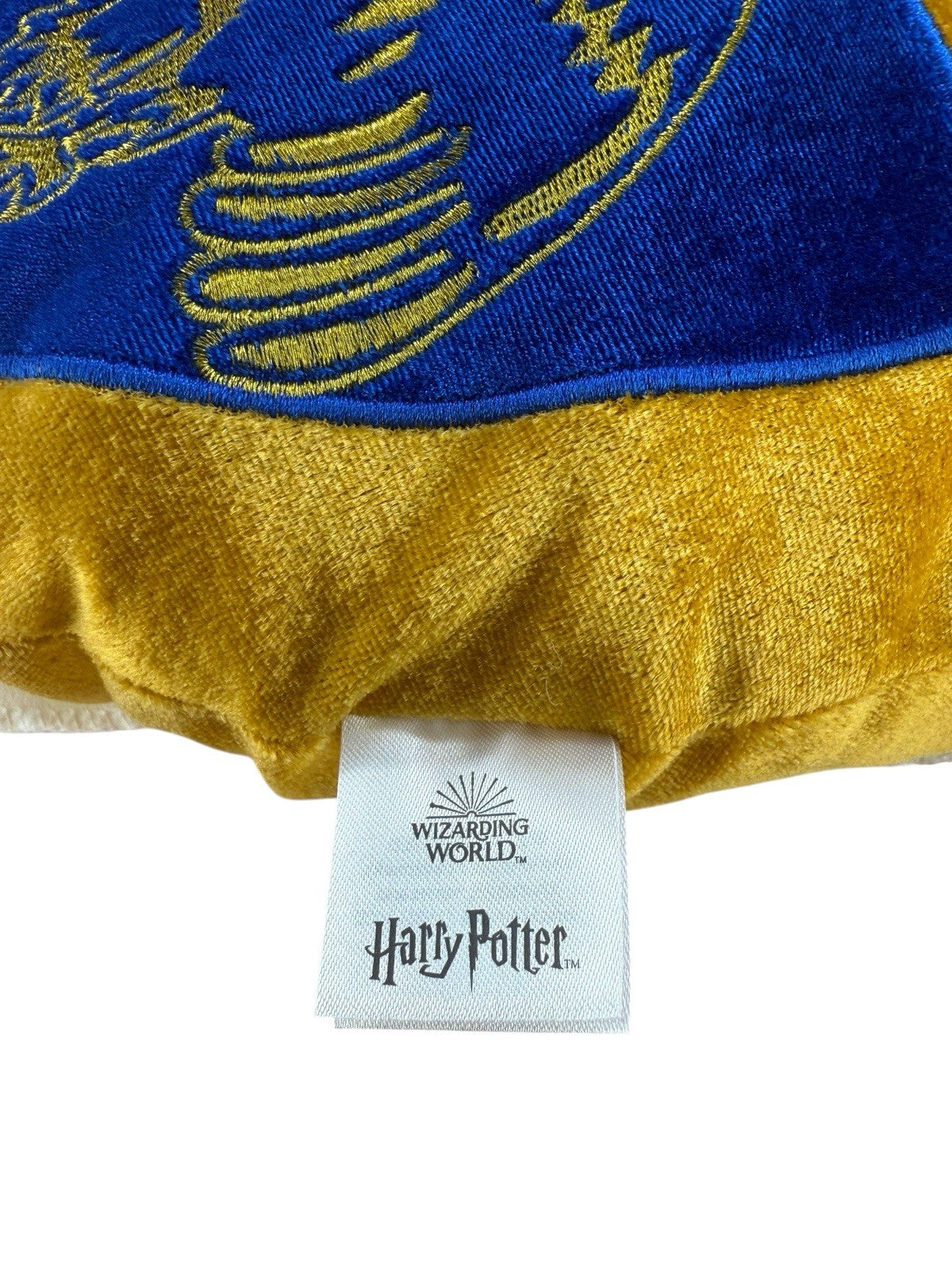 Harry Potter Noble Golden Snitch w/ Crest Pillow 15” - Super Fast Free Shipping