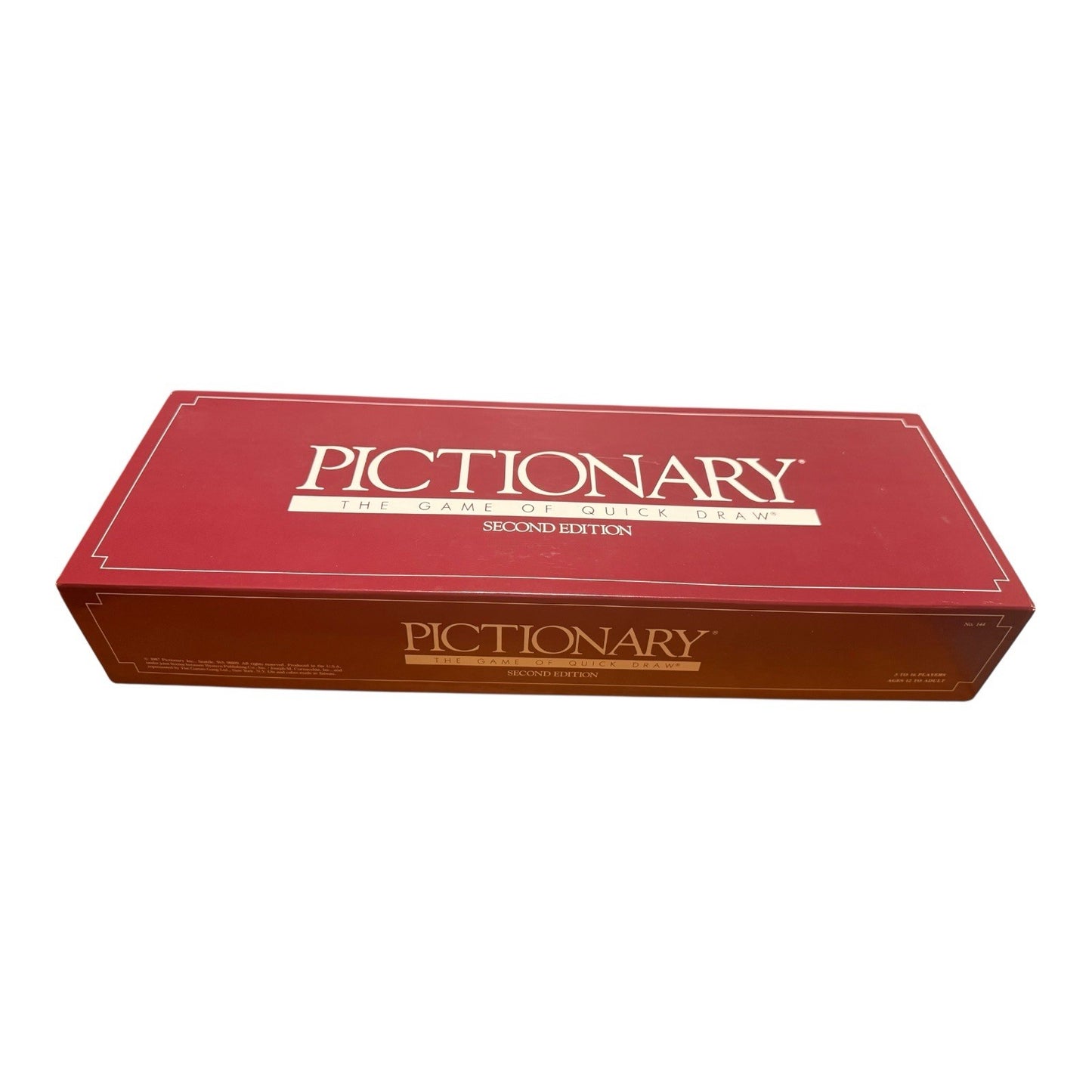 Vintage Pictionary The Game Of Quick Draw Second Edition Board Game 1987 Western