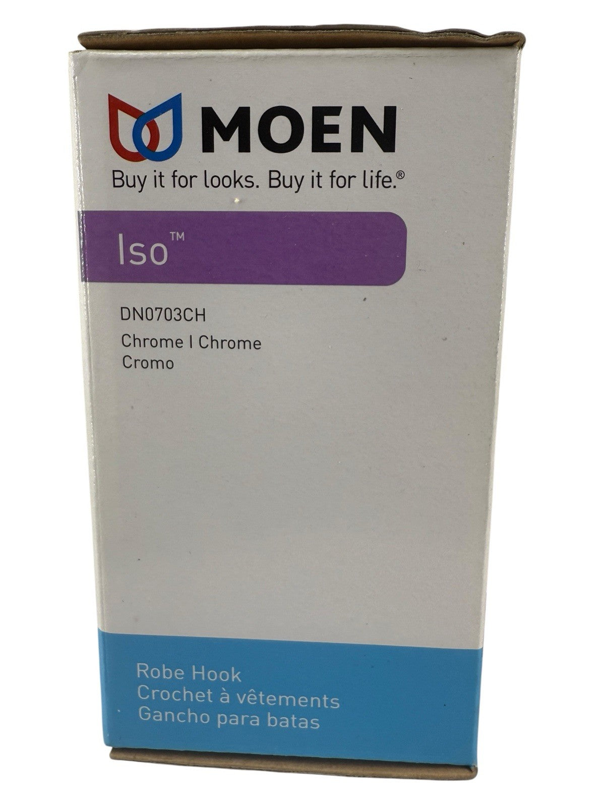MOEN ISO Single Robe Hook in Chrome DN0703CH