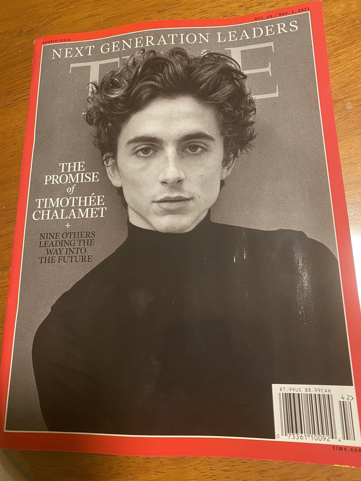 Time Magazine (October 2021) The Promise Timothee Chalamet - DUNE