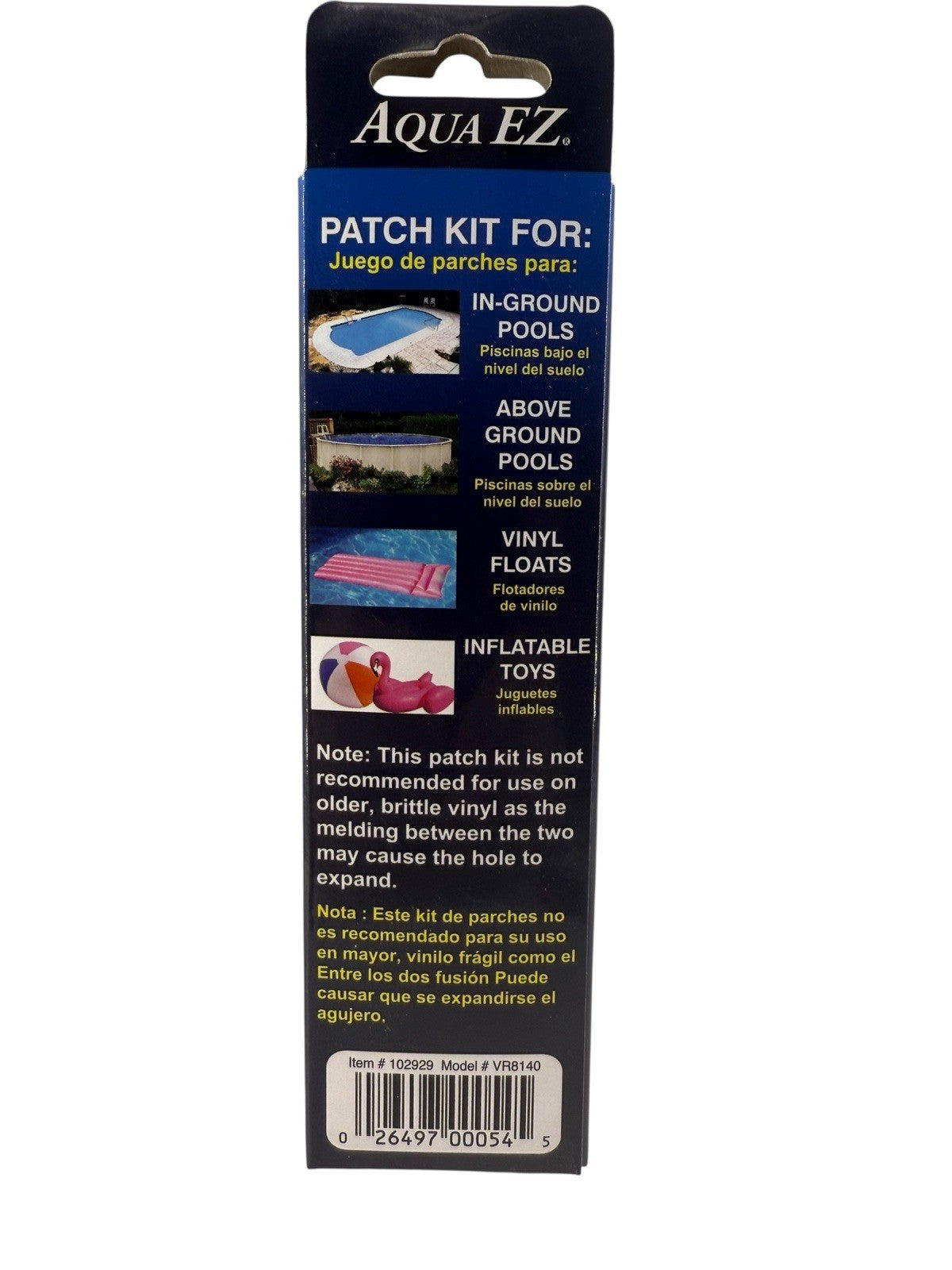 Aqua EZ VR8140 Vinyl Pool Repair Kit