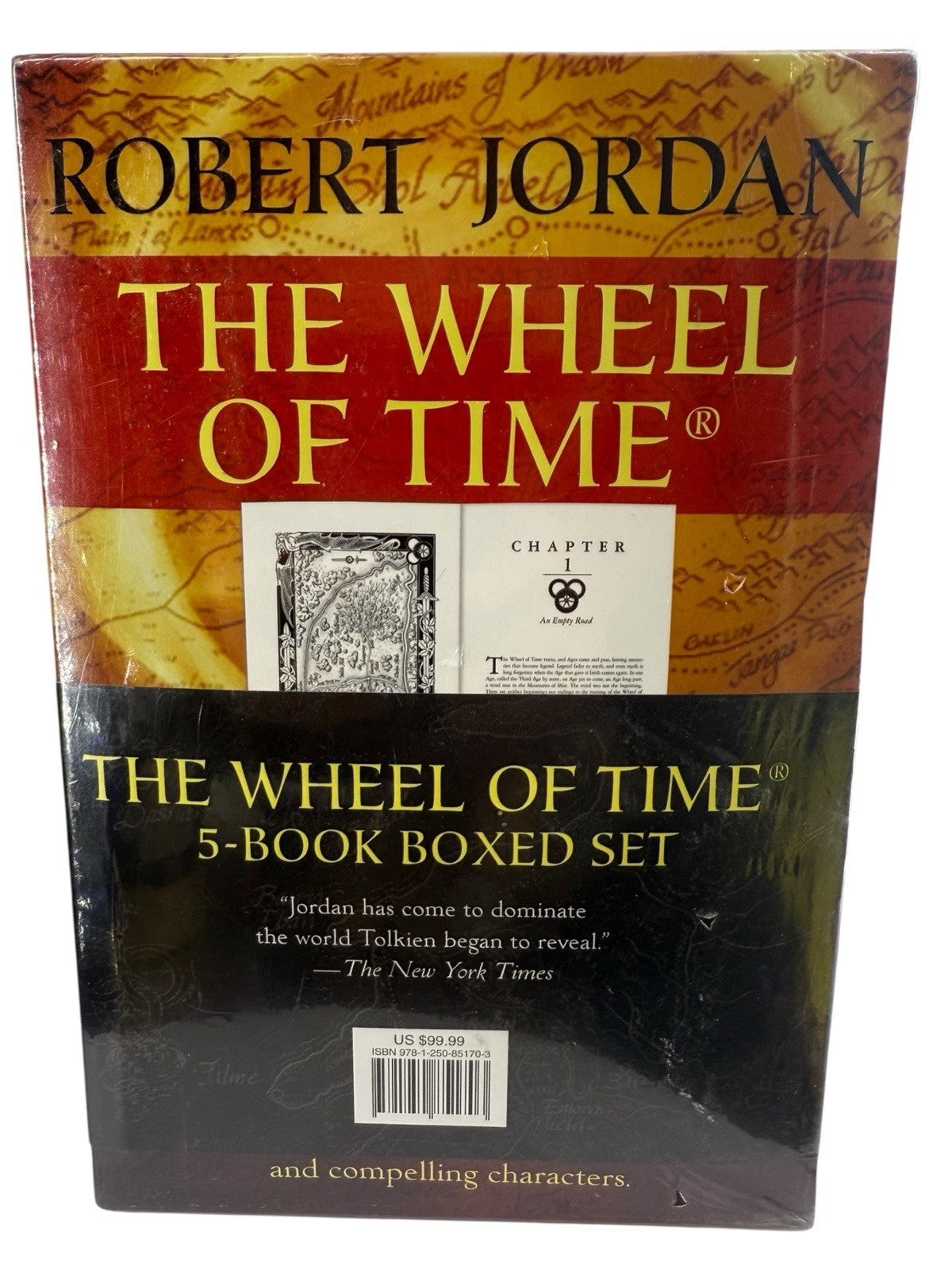 Robert Jordan The Wheel of Time 5-Book Boxed Set Fantasy Novels NEW Sealed