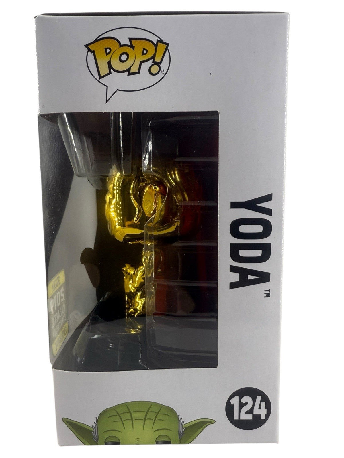 Funko Pop! Vinyl: Star Wars - Yoda (Gold/Chrome) - GameStop With Protective Case