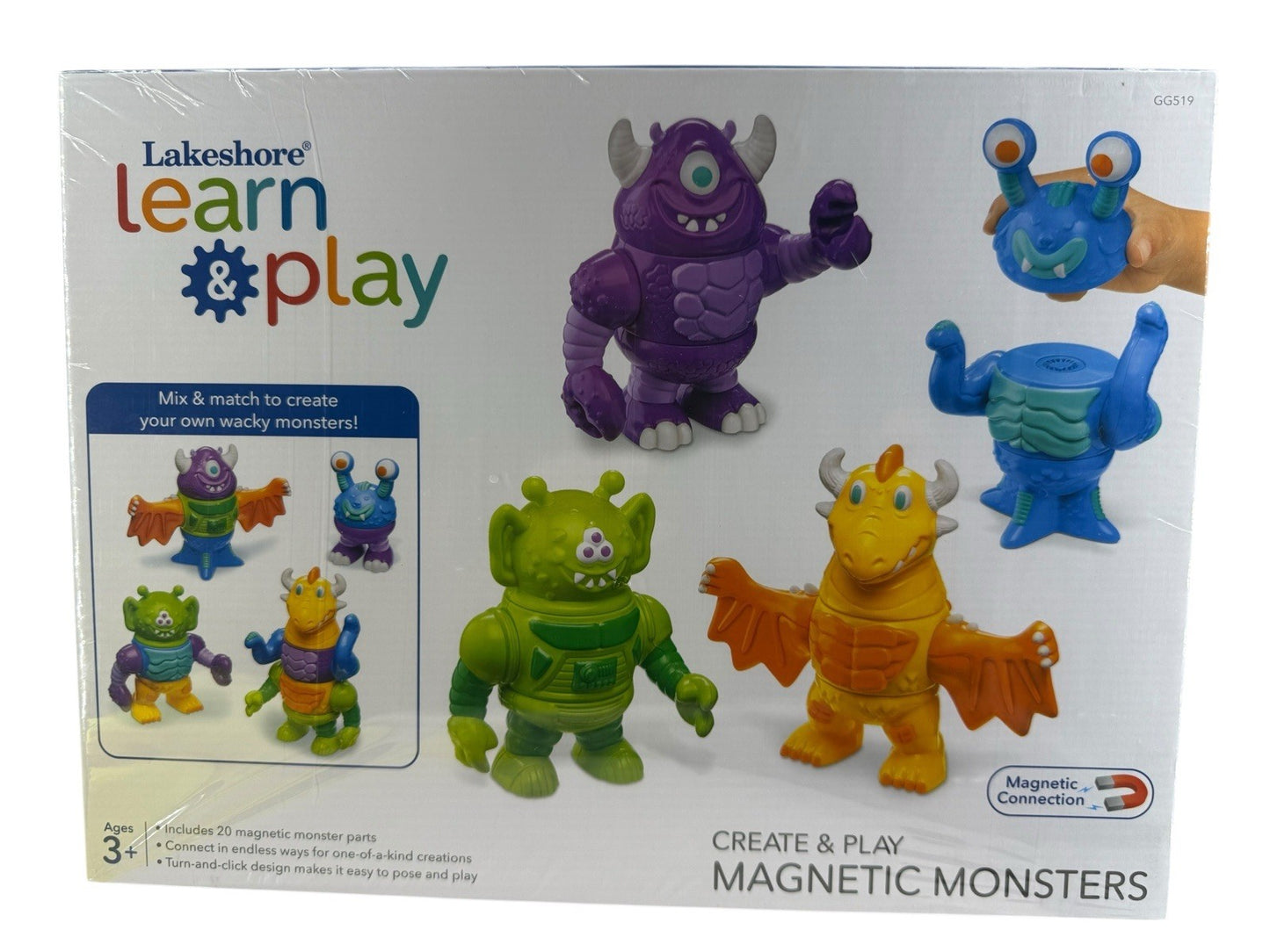 Lakeshore Create and Play Magnetic Monsters