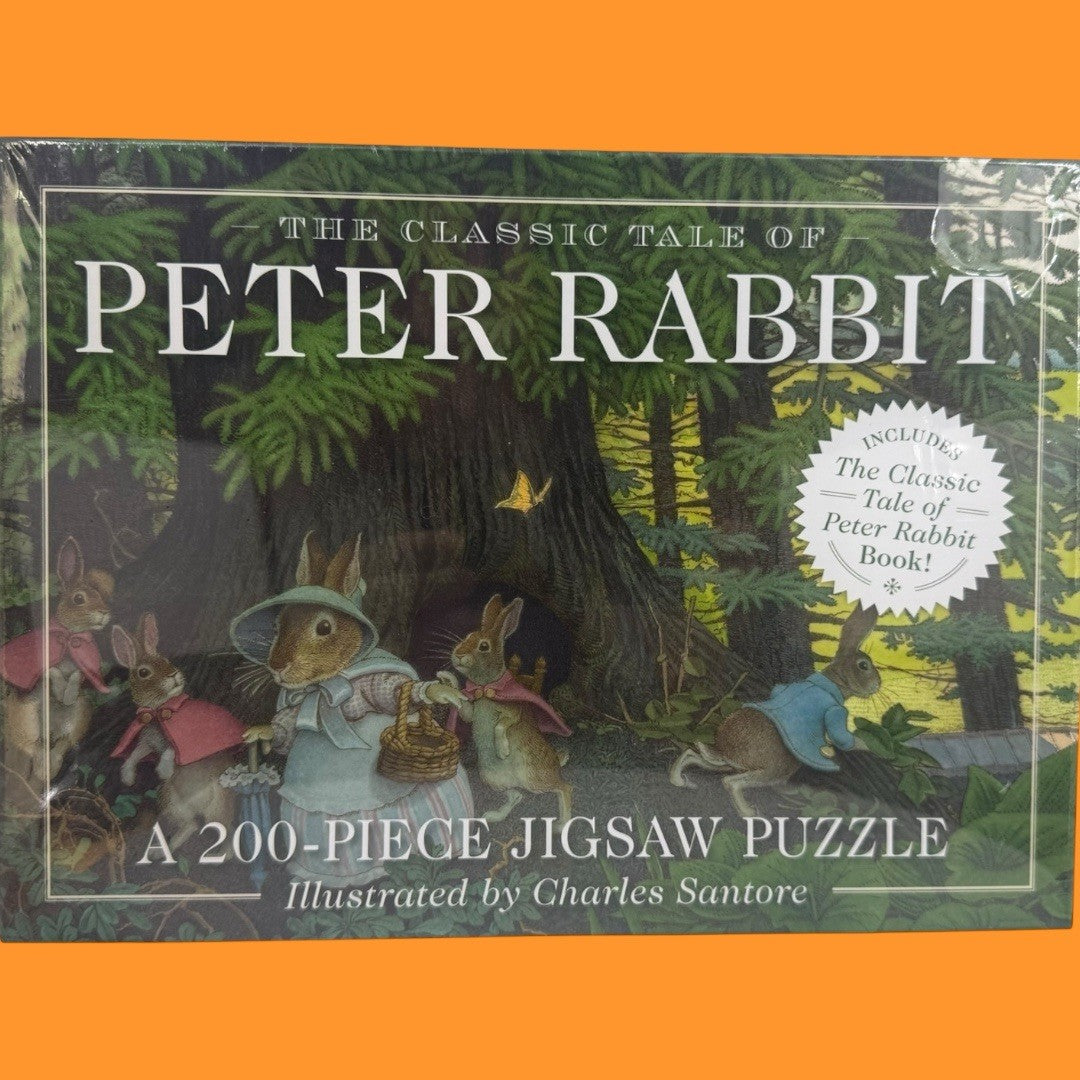 Classic Tale of Peter Rabbit 200-Piece Jigsaw Puzzle and Book : A 200-Piece...