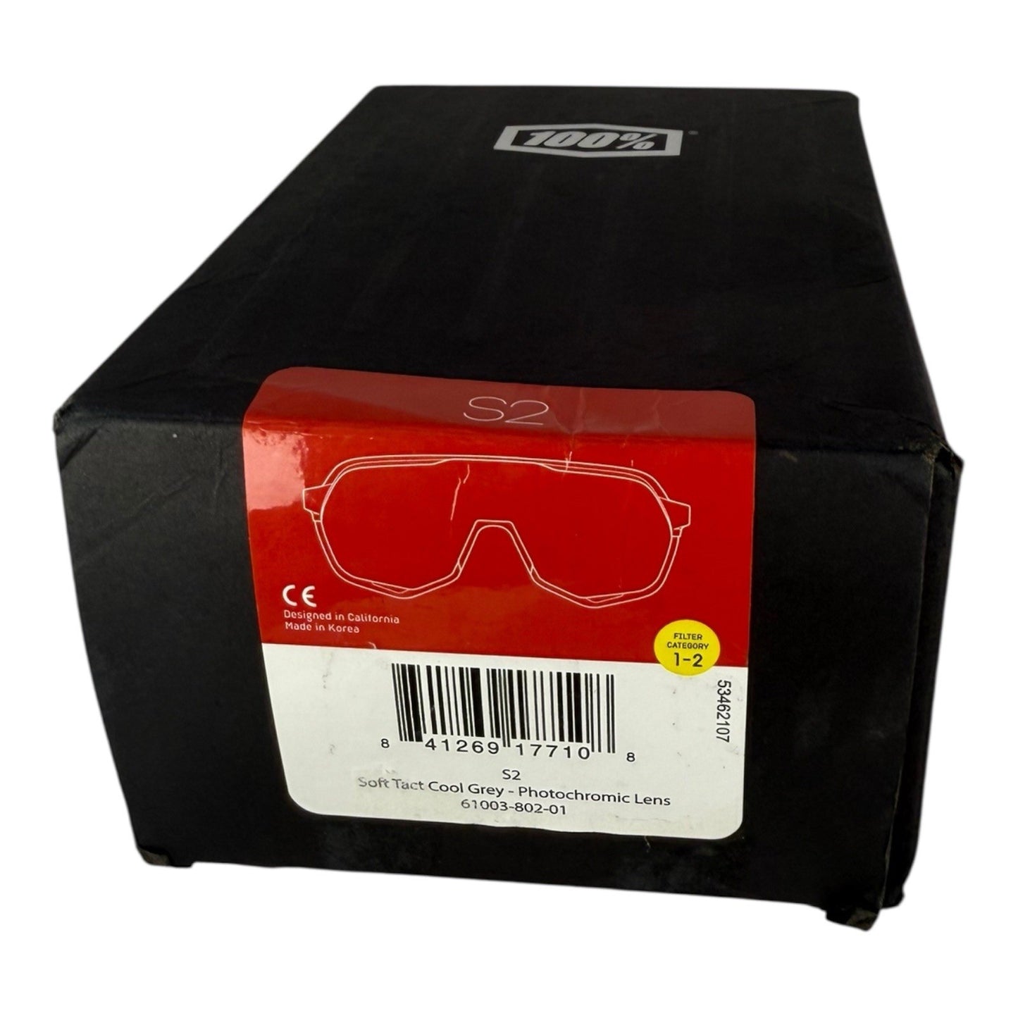 100% S2 - Soft Tact Cool Gray Grey- Photochromic Lens 53462107