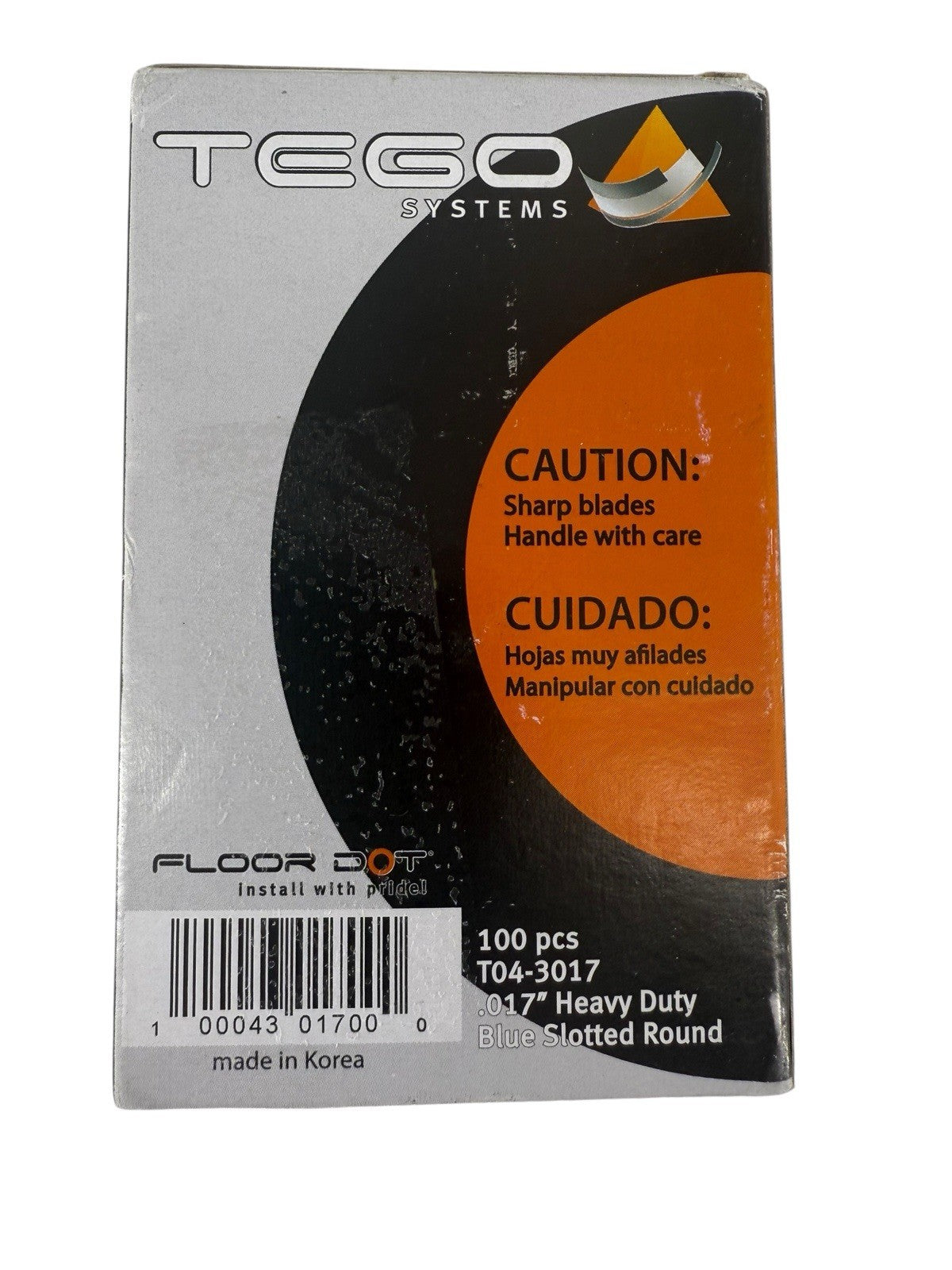 Tego .017 Blades Heavy Durable Slotted Round T04-3017