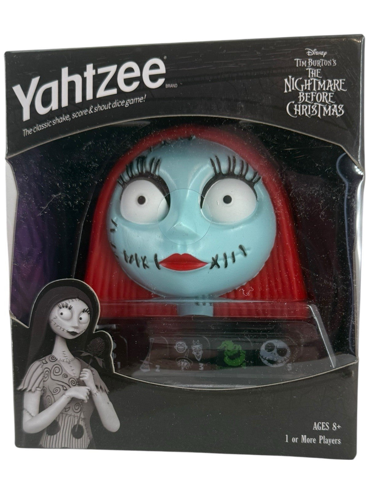 YAHTZEE: The Nightmare Before Christmas - Sally, Collectible Sally Dice Cup NBX