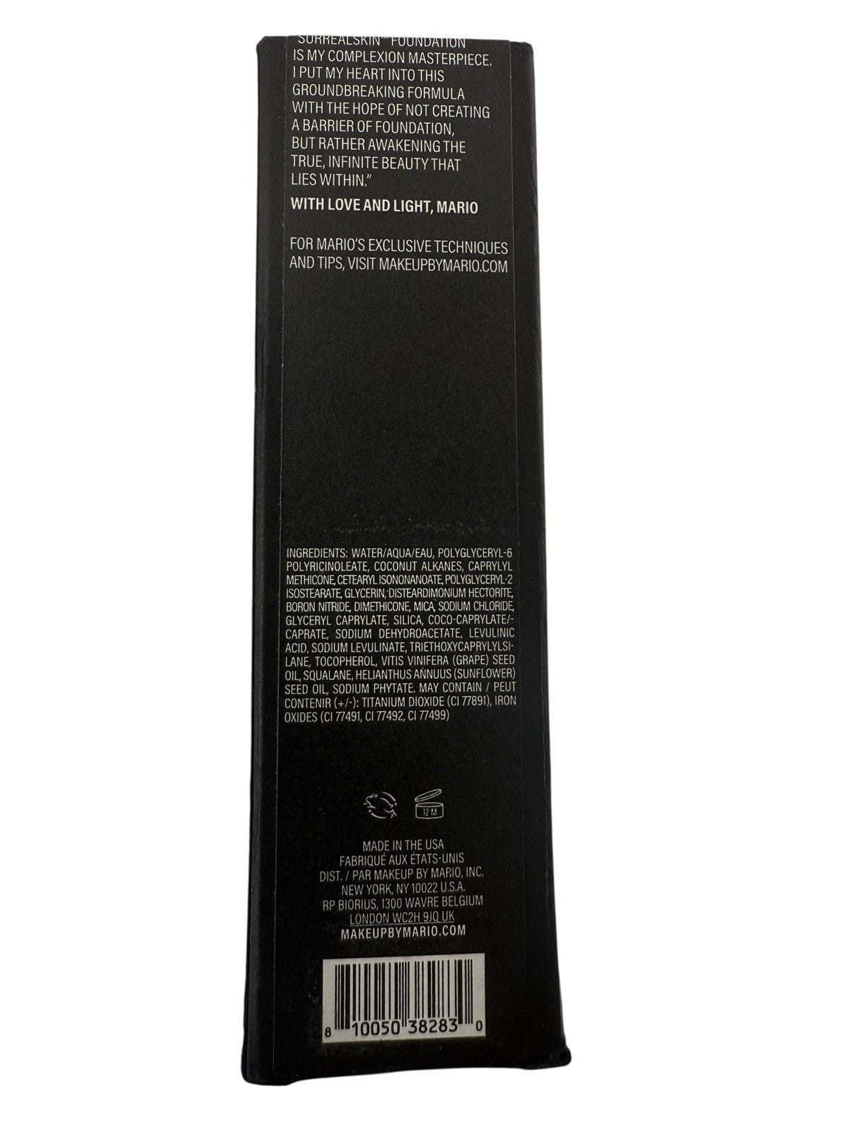 Makeup By Mario ~ Surrealskin Liquid Foundation ~ 10C ~ Full Size / 1 oz ~ NIB