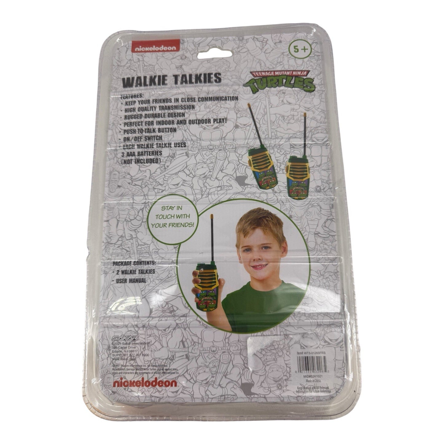 Teenage Mutant Ninja Turtles Walkie-Talkies Radio Toys From Nickelodeon