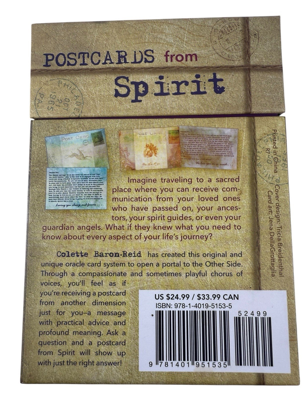 Postcards from Spirit : A 52-Card Oracle Deck by Colette Baron-Reid