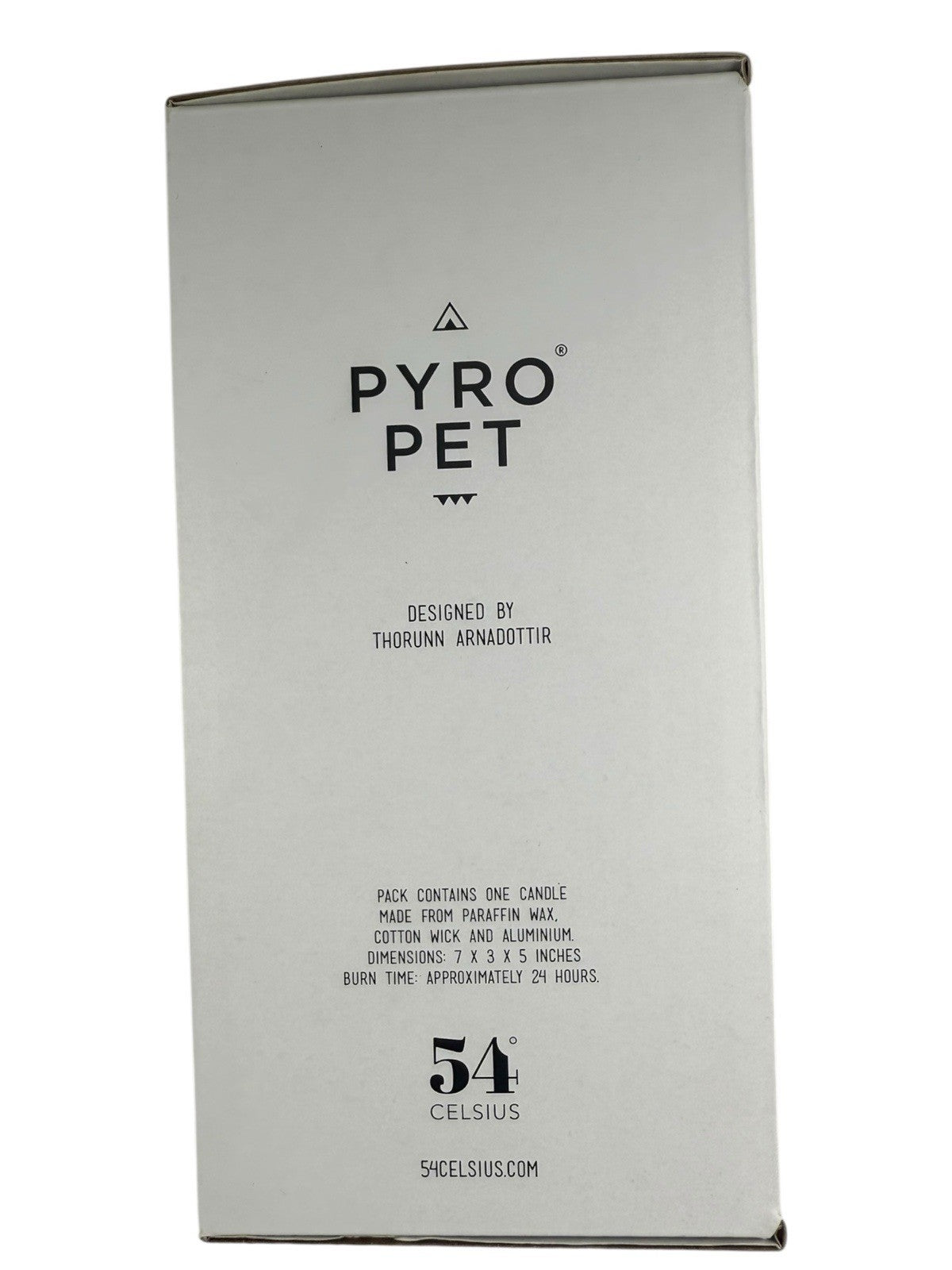 PyroPet Kisa Cat Candle (Black) - The Original Cat Candle with Metallic Skele...