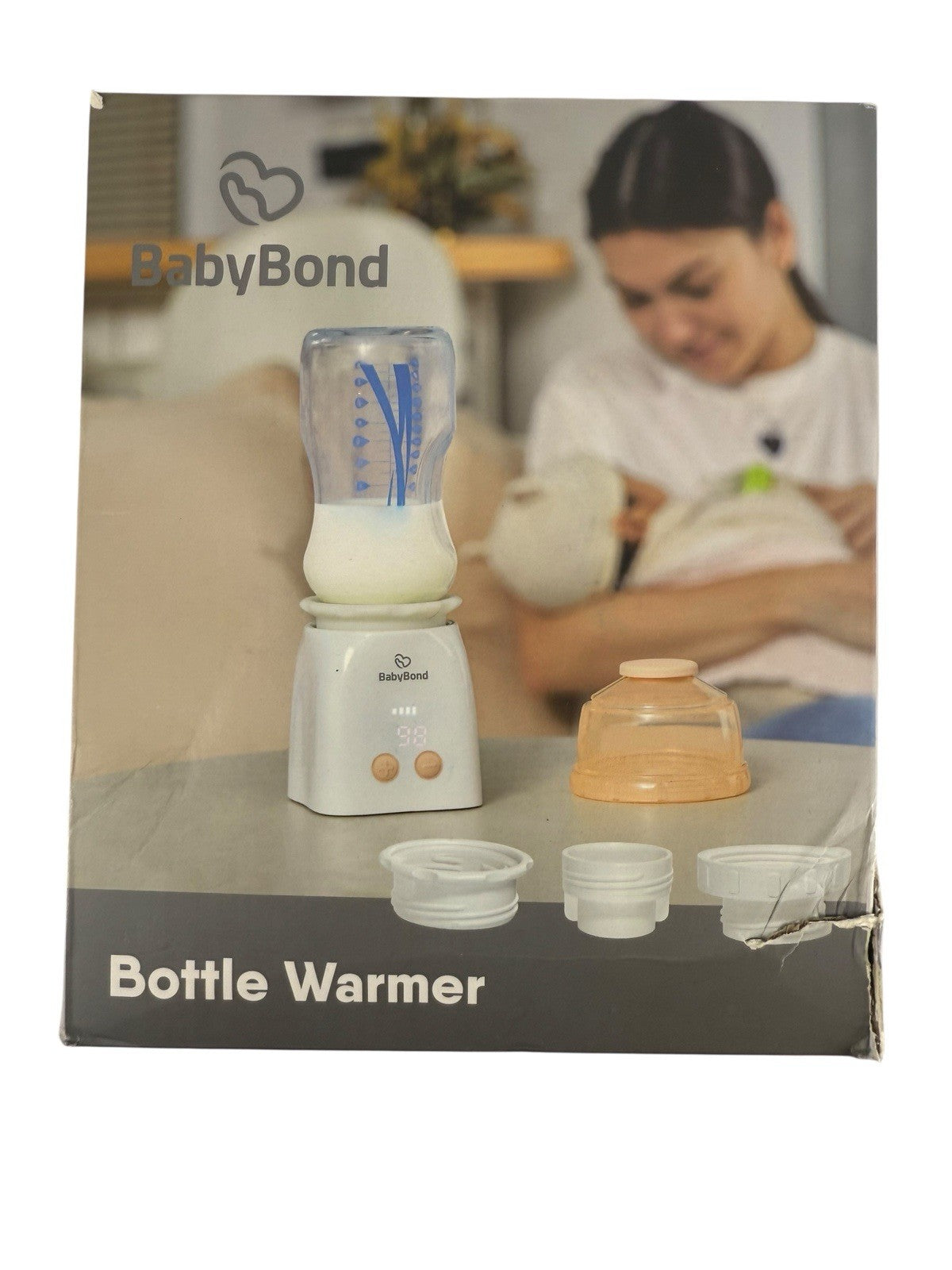 Baby Bond Portable Bottle Warmer Quick Heating WN0600 5 Temperature New open box