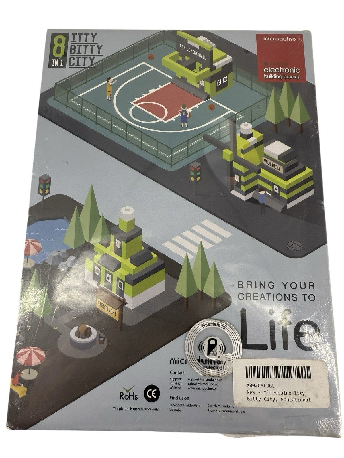 Microduino Itty Bitty City Electronic Building Blocks 8 in 1 NEW SEALED