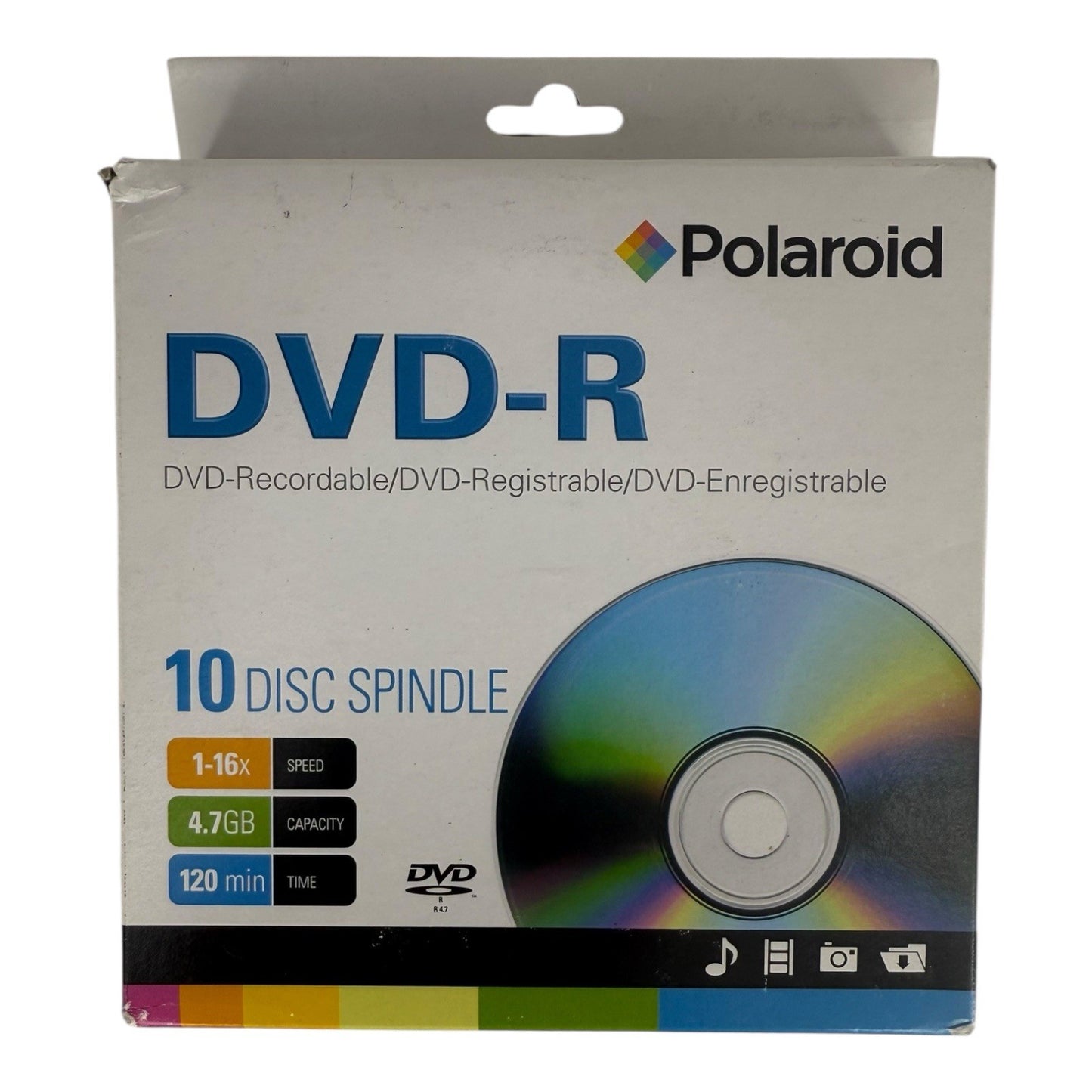Case Of 6 - With 60 DVD-R Per Pack - Polaroid 4.7 GB - 120 Minutes Record Time