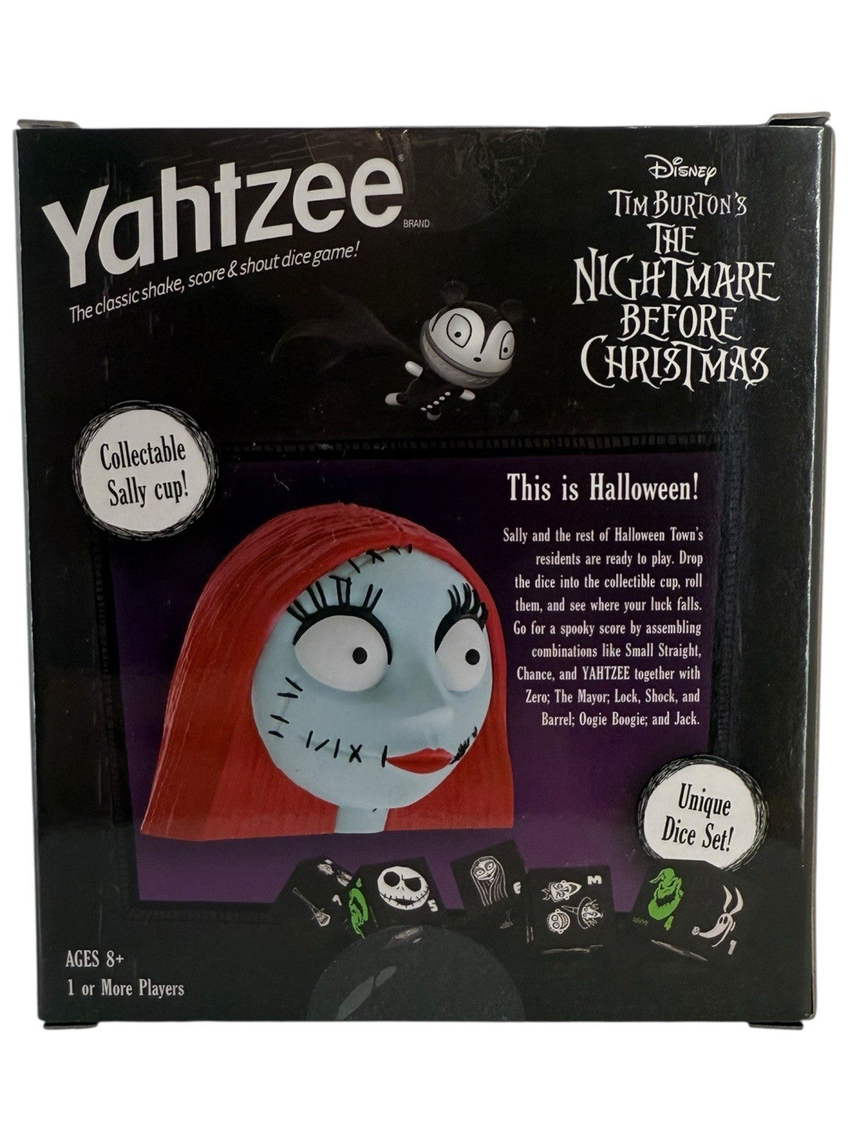 YAHTZEE: The Nightmare Before Christmas - Sally, Collectible Sally Dice Cup NBX