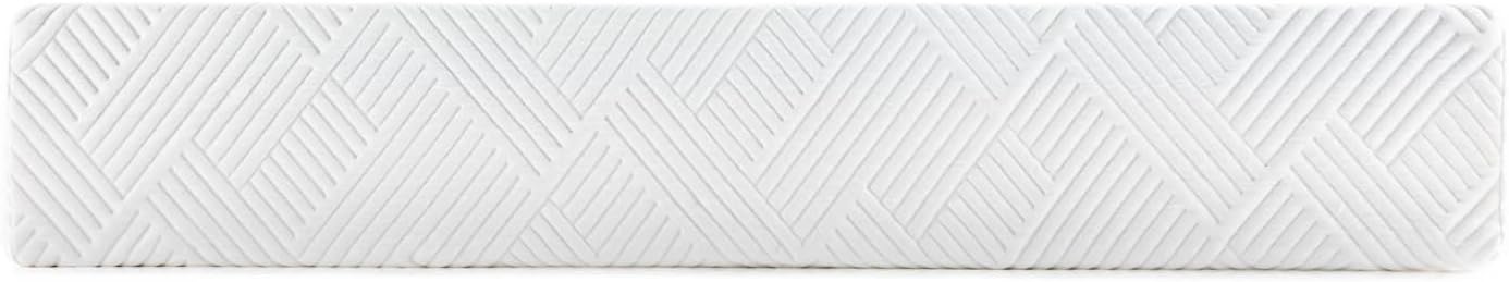 WELLSVILLE 14" Ventilated Luxury Gel Memory Foam Mattress - CertiPUR-US Certified, Twin XL, Grey/White