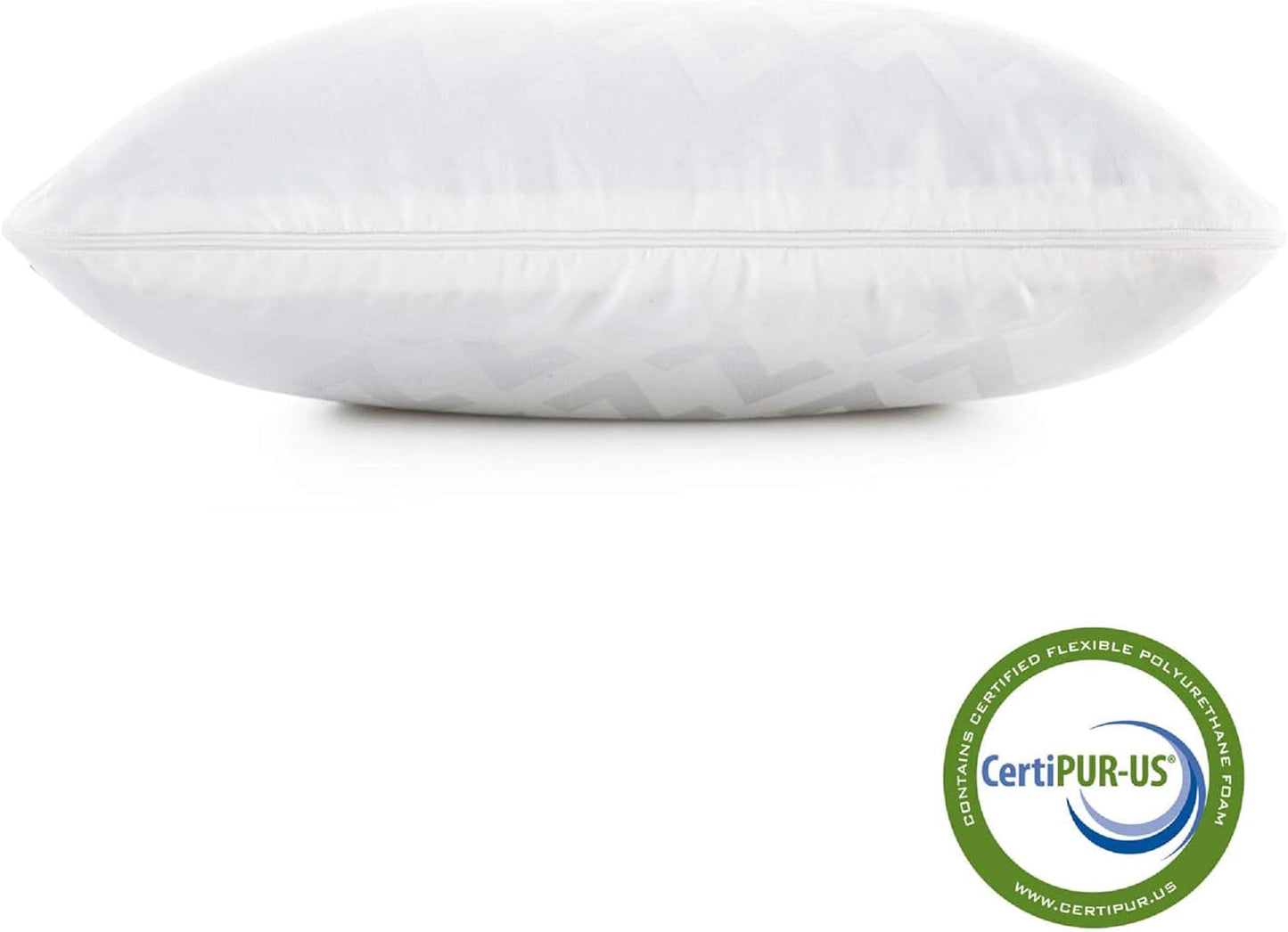 MALOUF Z King Gel Memory Foam Pillow with Side Sleeper Shoulder Cutout