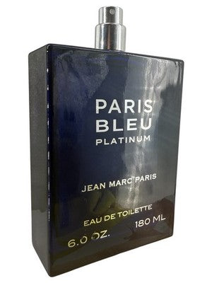 Paris Bleu Platinum Jean Marc Paris Eau De Toilette- 6.0oz NWOB Tester