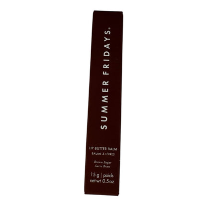Summer Fridays Lip Butter Balm - Brown Sugar - 0.5oz / 15g New with Box