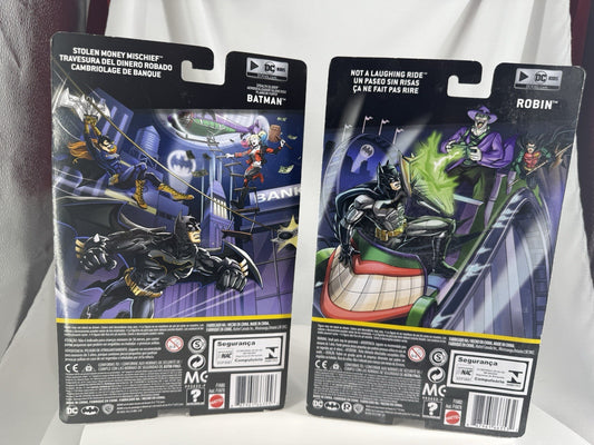 DC Batman & Robin Missions Action Figure SET of 2 – 2018 Mattel – NEW! 🔥