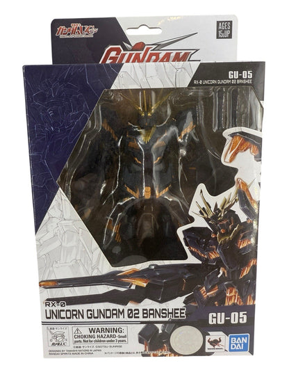 Unicorn Gundam 02 Banshee GU-05 - Sealed 6" inch figure - Bandai Gundam Universe