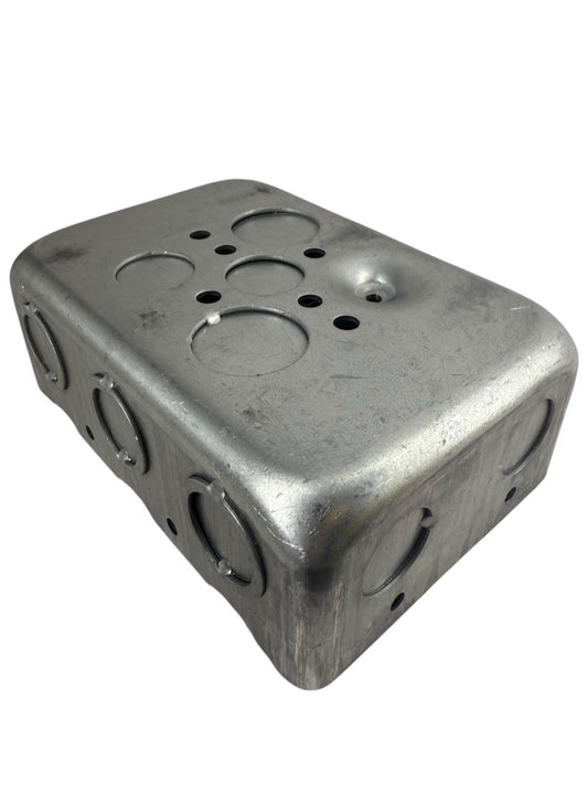 Gavin Industries 2 1/8 - 3 Gang Multi Device Switch Box galvanized Steel MGSB-3