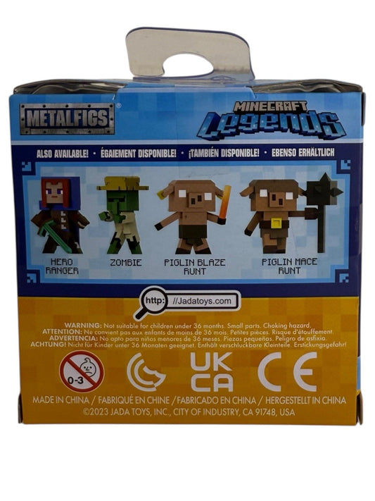 Jada Toys METALFIGS 2.5" Minecraft Legends Piglin Blaze Runt Die-Cast Figure
