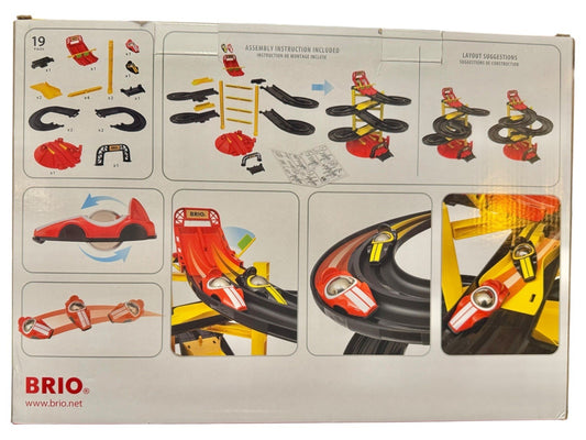 Brio - 30550 Roll Racing Tower| Racing Car Toys Marble Run Tower Science