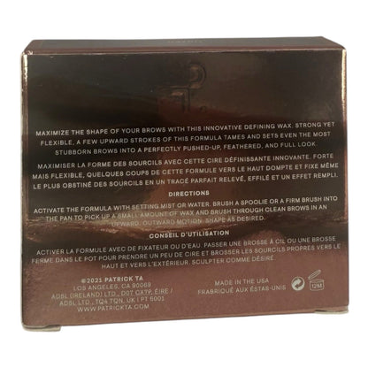 NEW- Patrick TA Major Brow Shaping Wax - Tinted For Eye Brows 0.17oz -FAST SHIP