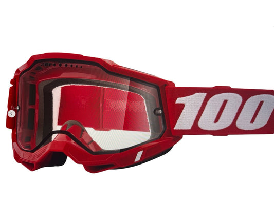 Mountain Bike Or Ski Goggles 100% Accuri 2 Enduro MTB - Neon Red